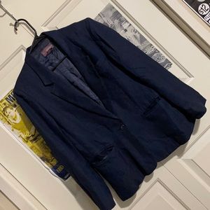 Misses ACQUISITION Midnight Blue Suit Jacket